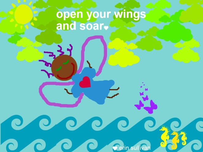 open wings